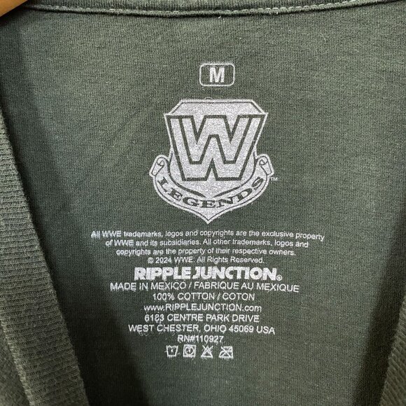 WWE Stone Cold Steve Austin And That's The Bottom Line Green T-Shirt Medium - Picture 4 of 4